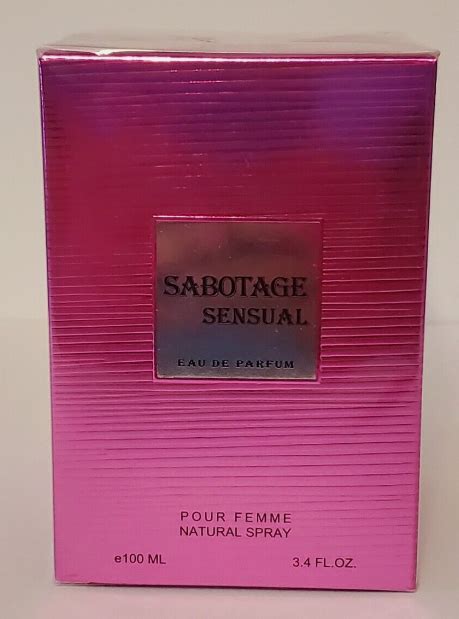 SABOTAGE SENSUAL Pour Femme 3.4oz / 100ml EDP Spray .